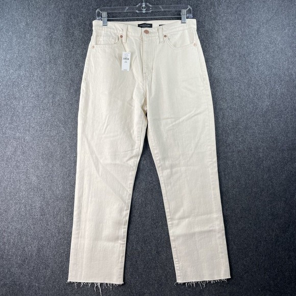 Banana Republic Premium Denim High Rise Straight Ankle Jean Womens Size 28S NWT - Picture 1 of 9